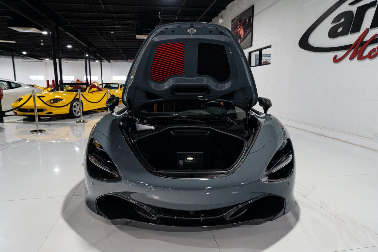 2023 McLaren 720S Luxury Spider MSO Chicane Grey paint,Carbon Black/Scoria Grey interior,Bowers & Wilkins audio & MORE Fort Lauderdale FL