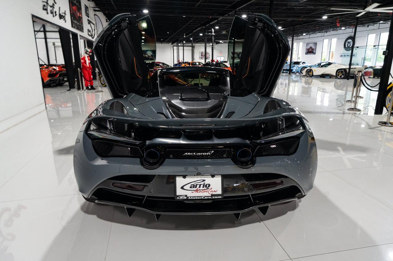 2023 McLaren 720S Luxury Spider MSO Chicane Grey paint,Carbon Black/Scoria Grey interior,Bowers & Wilkins audio & MORE Fort Lauderdale FL
