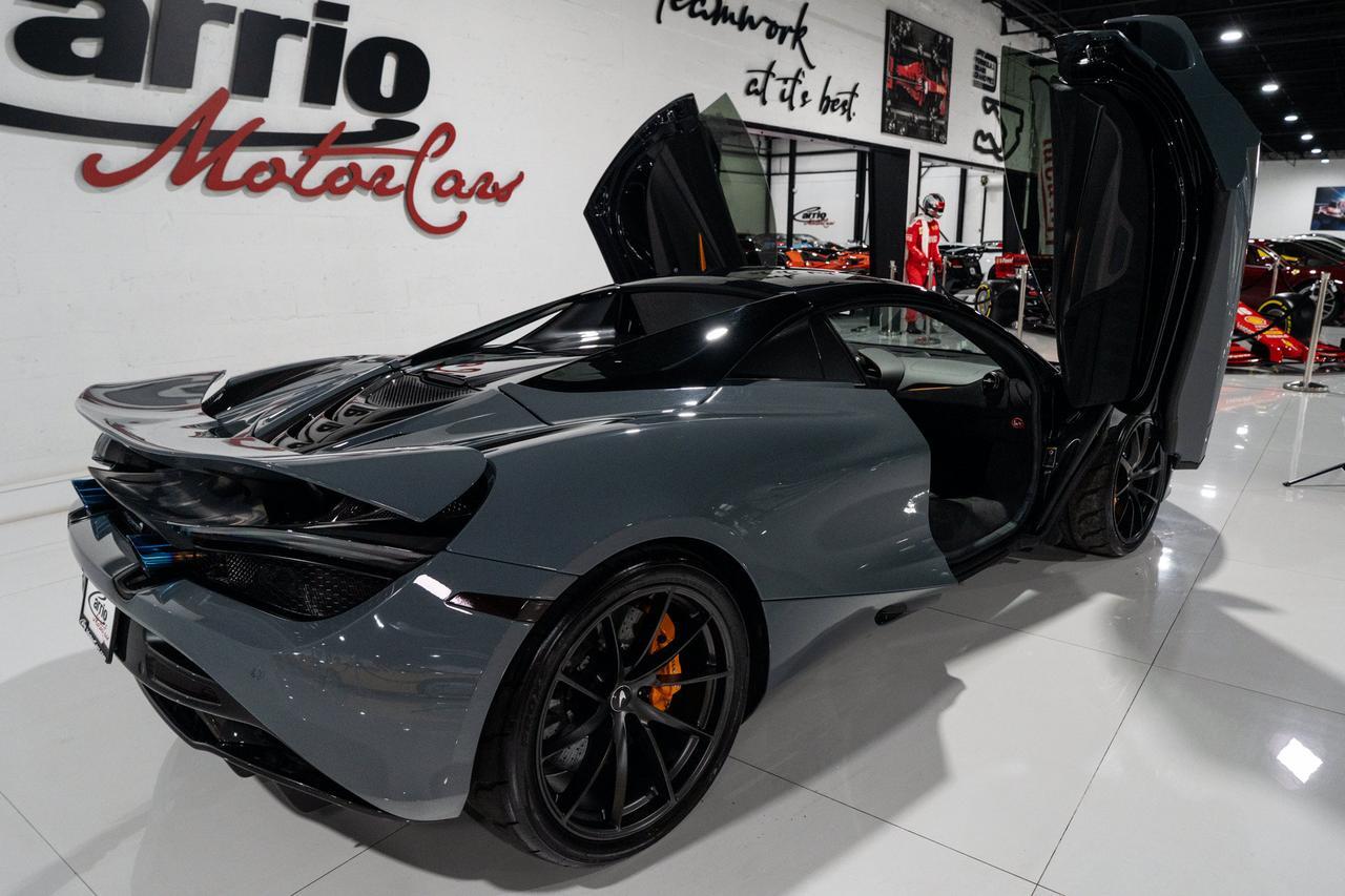 2023 McLaren 720S Luxury Spider MSO Chicane Grey paint,Carbon Black/Scoria Grey interior,Bowers & Wilkins audio & MORE Fort Lauderdale FL