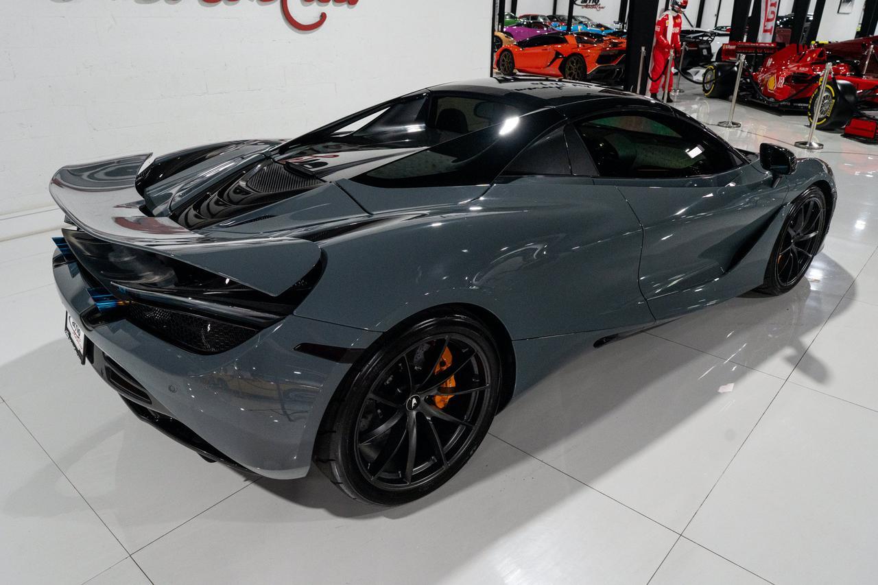 2023 McLaren 720S Luxury Spider MSO Chicane Grey paint,Carbon Black/Scoria Grey interior,Bowers & Wilkins audio & MORE Fort Lauderdale FL