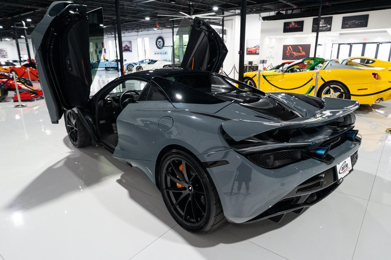 2023 McLaren 720S Luxury Spider MSO Chicane Grey paint,Carbon Black/Scoria Grey interior,Bowers & Wilkins audio & MORE Fort Lauderdale FL