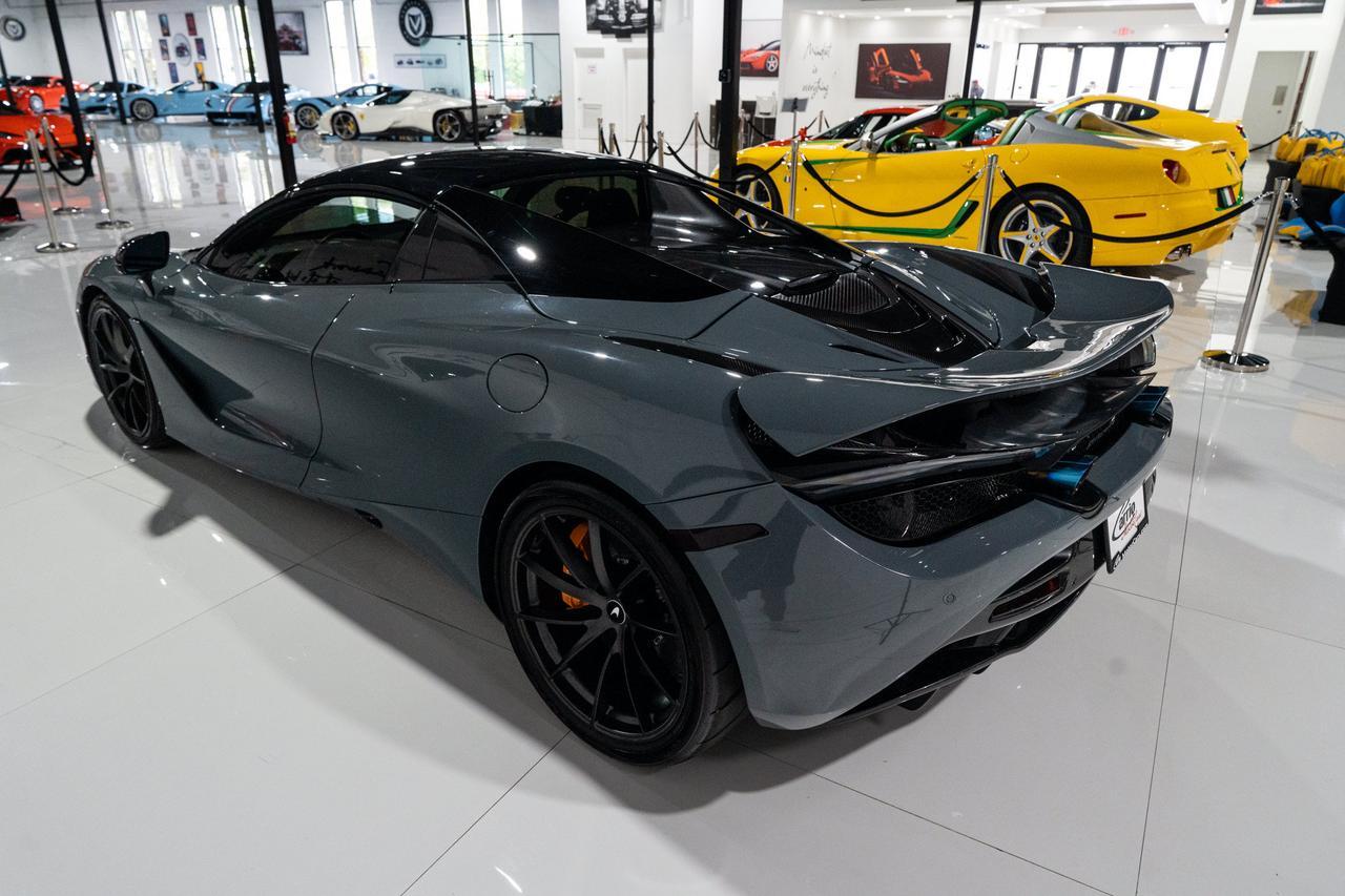 2023 McLaren 720S Luxury Spider MSO Chicane Grey paint,Carbon Black/Scoria Grey interior,Bowers & Wilkins audio & MORE Fort Lauderdale FL