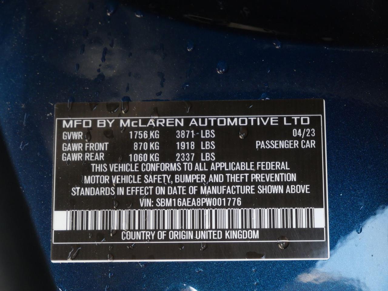 2023 McLaren Artura Performance Performance Lawrence KS