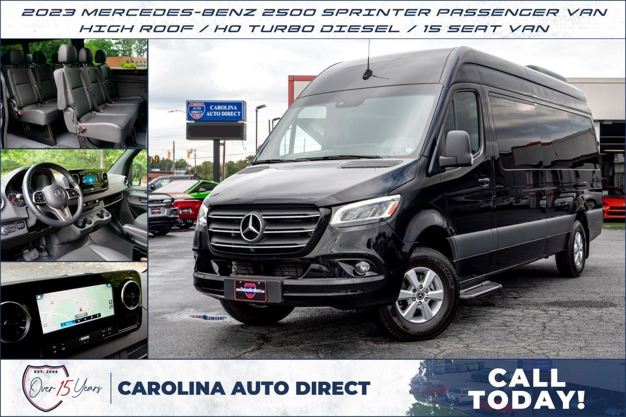 2023 Mercedes-Benz 2500 Sprinter Passenger Van / Leather / High Roof / HO Diesel! Lincolnton NC
