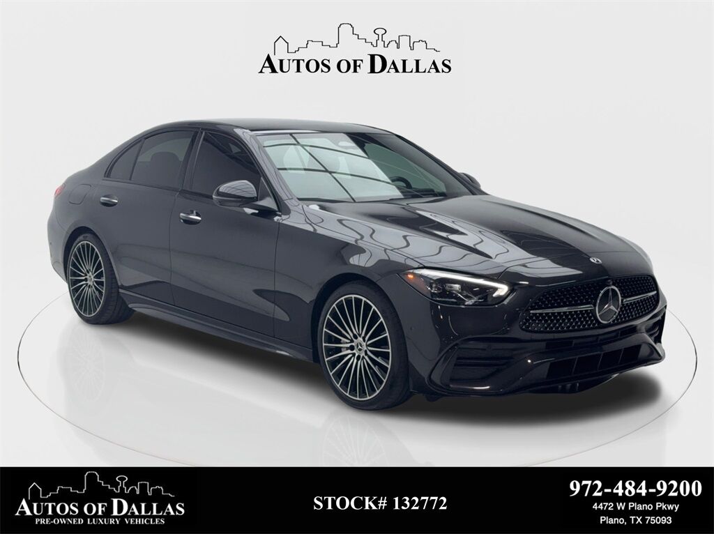 2023 Mercedes-Benz C-Class C 300 AMG NIGHT PKG,NAV,CAM,PANO,CLMT STS,19&quot; WLS Plano TX