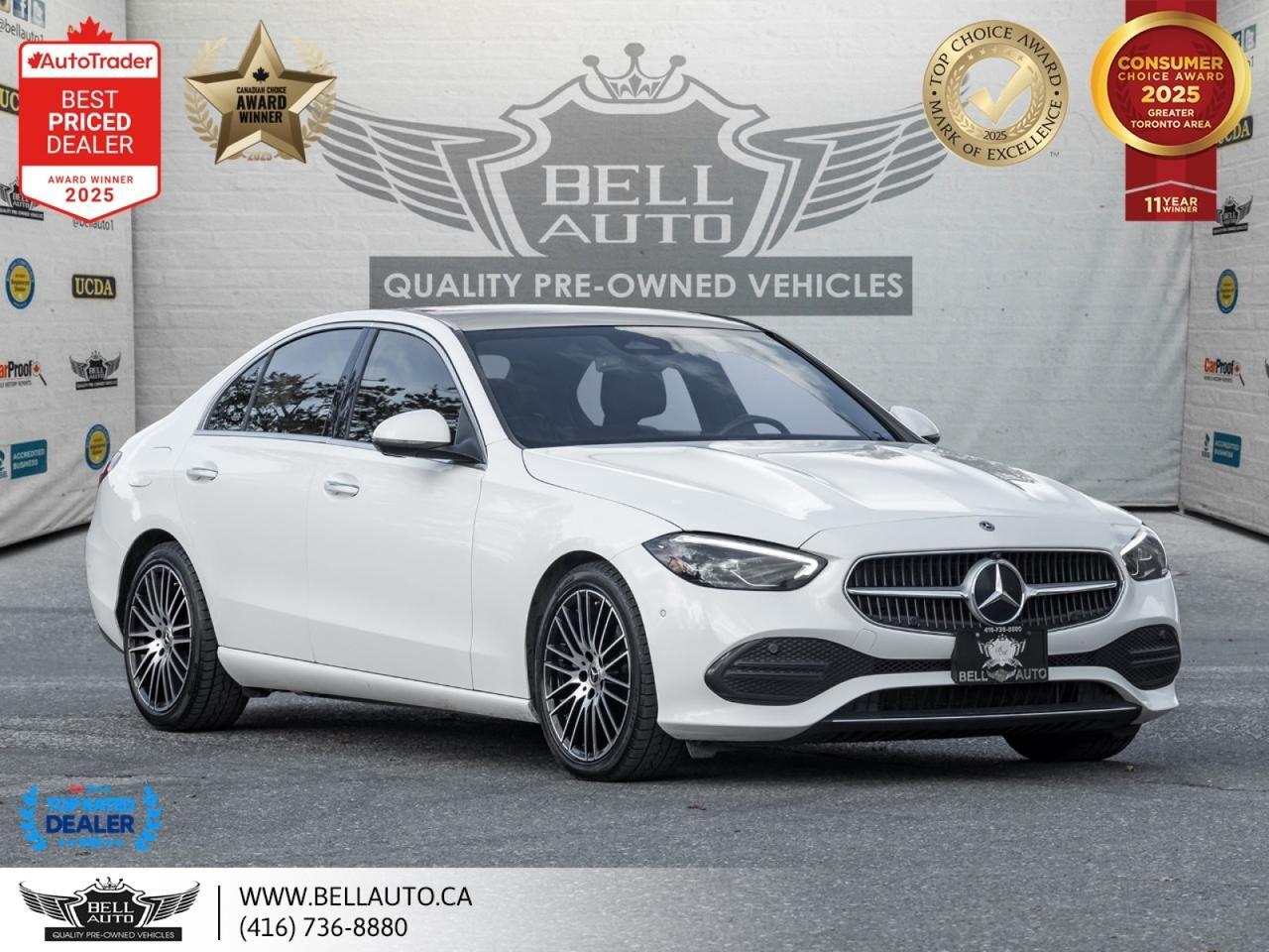 2023 Mercedes-Benz C-Class C300 | PRMPKG | NAVI | 360CAM | PANO | BRMSTR | NOACCIDENT