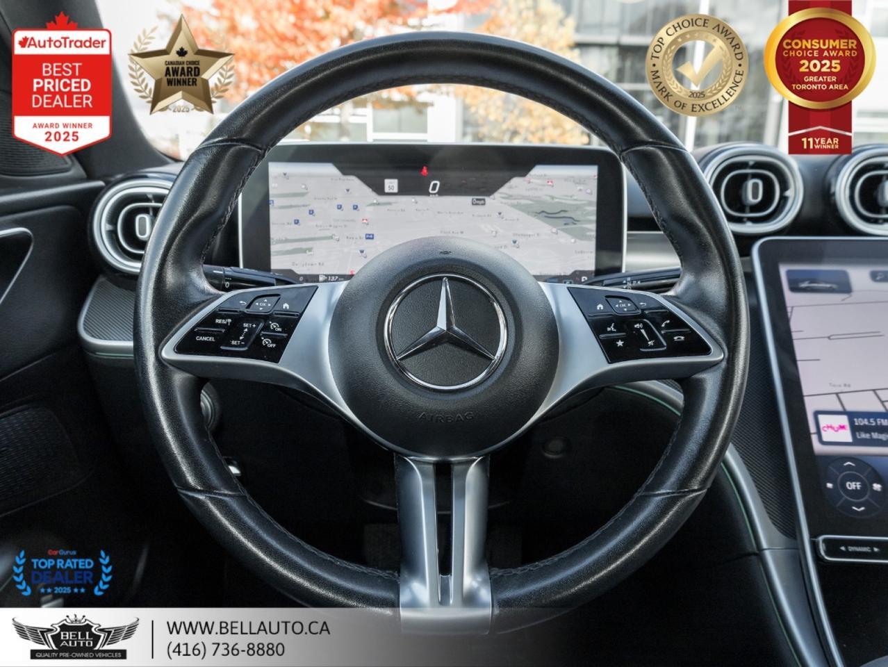 2023 Mercedes-Benz C-Class C300 | PRMPKG | NAVI | 360CAM | PANO | BRMSTR | NOACCIDENT Toronto ON