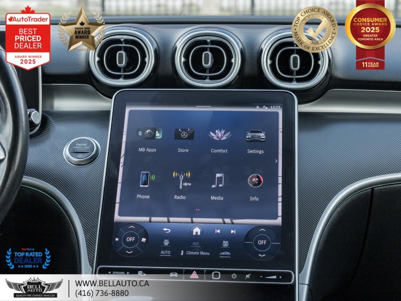 2023 Mercedes-Benz C-Class C300 | PRMPKG | NAVI | 360CAM | PANO | BRMSTR | NOACCIDENT Toronto ON