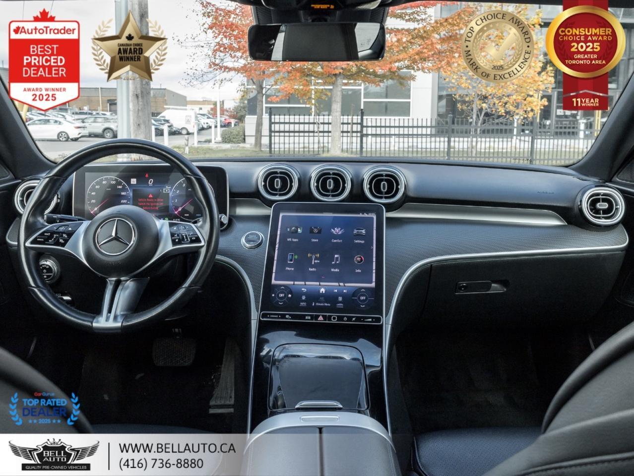 2023 Mercedes-Benz C-Class C300 | PRMPKG | NAVI | 360CAM | PANO | BRMSTR | NOACCIDENT Toronto ON