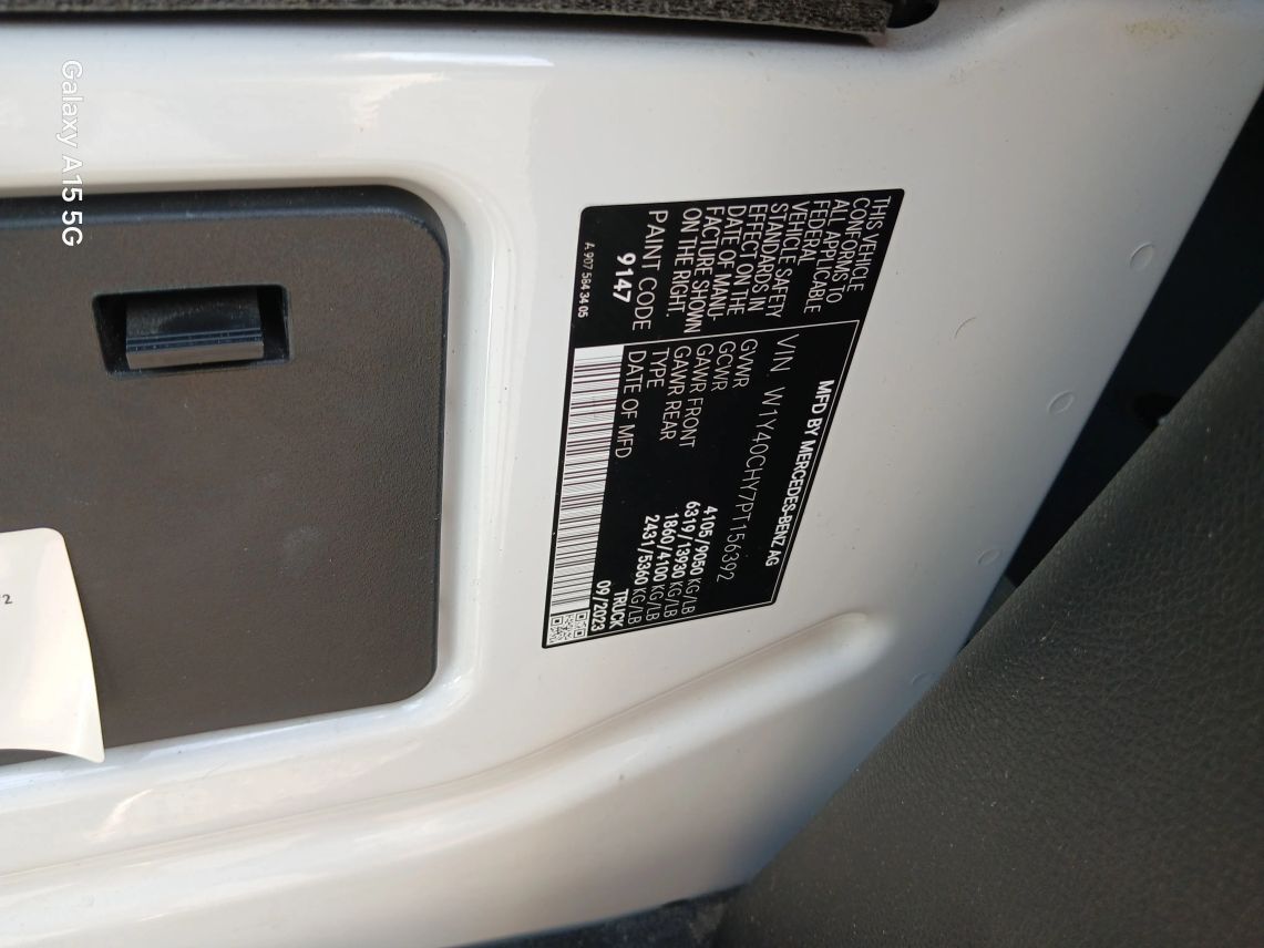 2023 Mercedes-Benz Comm Sprinter 2500 170  WB High Roof Extended Maitland FL