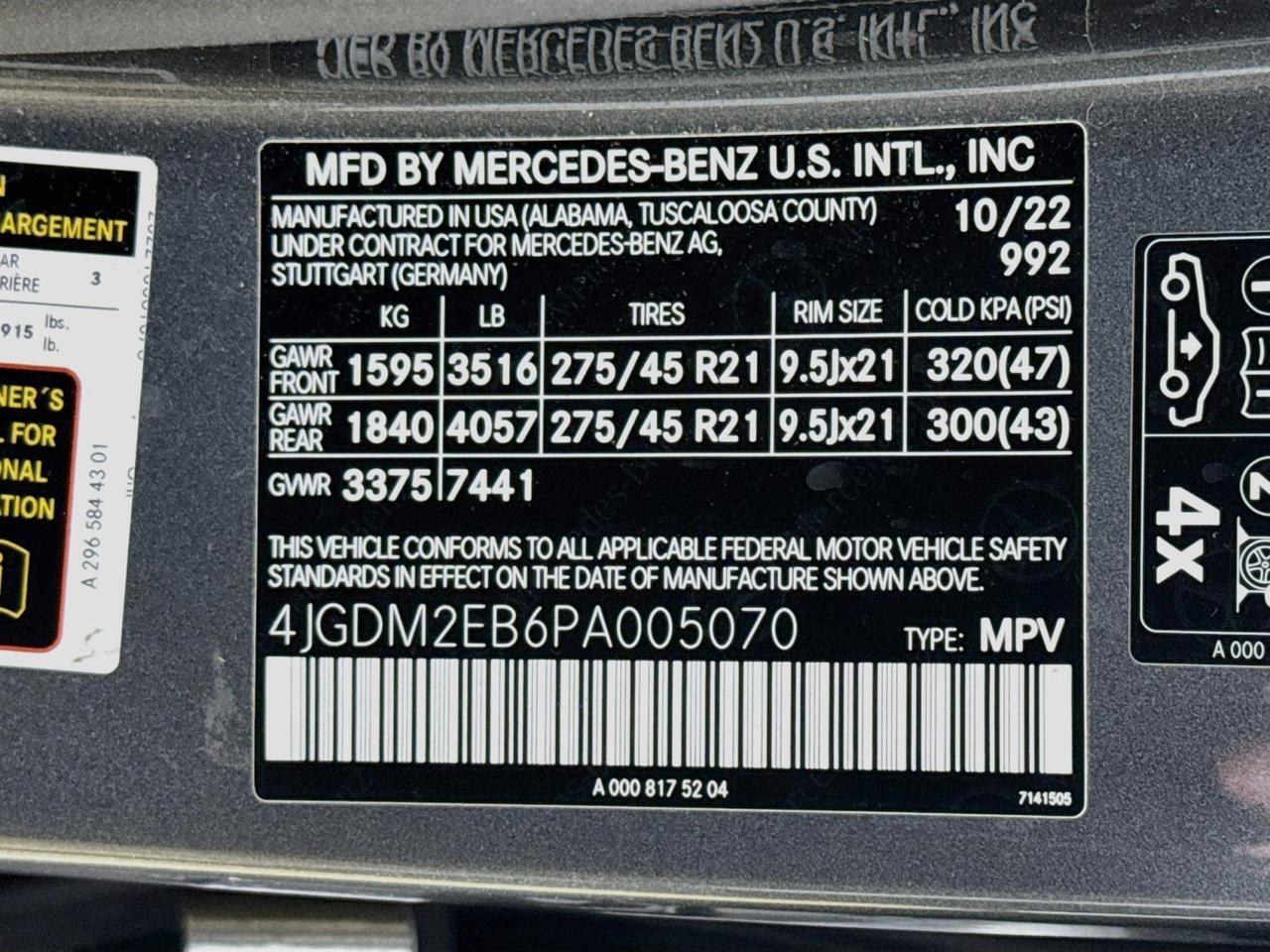 2023 Mercedes-Benz EQS EQS 450 Willowbrook IL