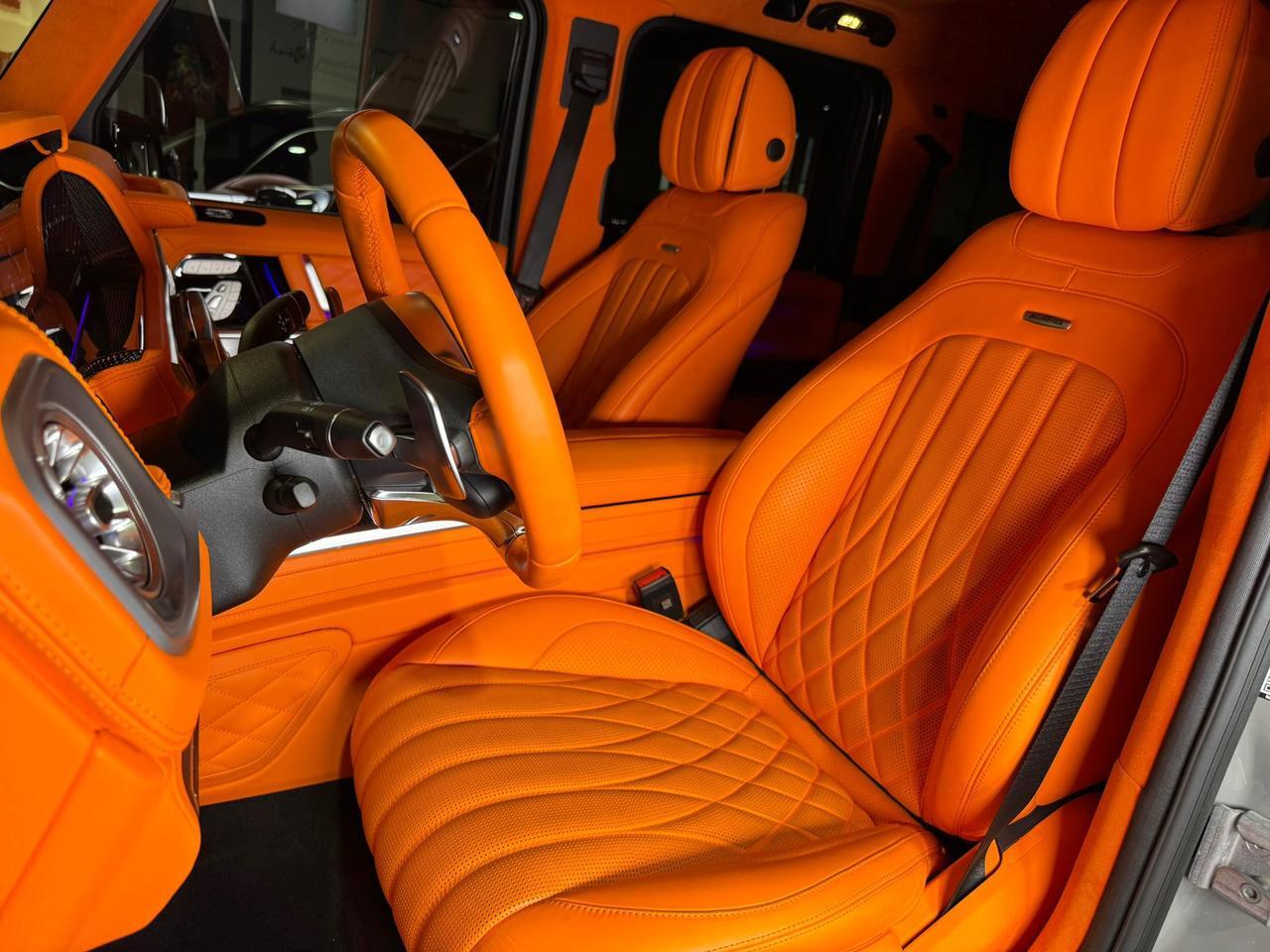 2023 Mercedes-Benz G-Class AMG G 63 4x4 Squared Arabian Grey paint, custom interior, body kit, Burmester High-End audio & MORE! Fort Lauderdale FL