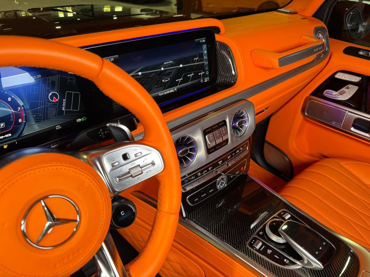 2023 Mercedes-Benz G-Class AMG G 63 4x4 Squared Arabian Grey paint, custom interior, body kit, Burmester High-End audio & MORE! Fort Lauderdale FL