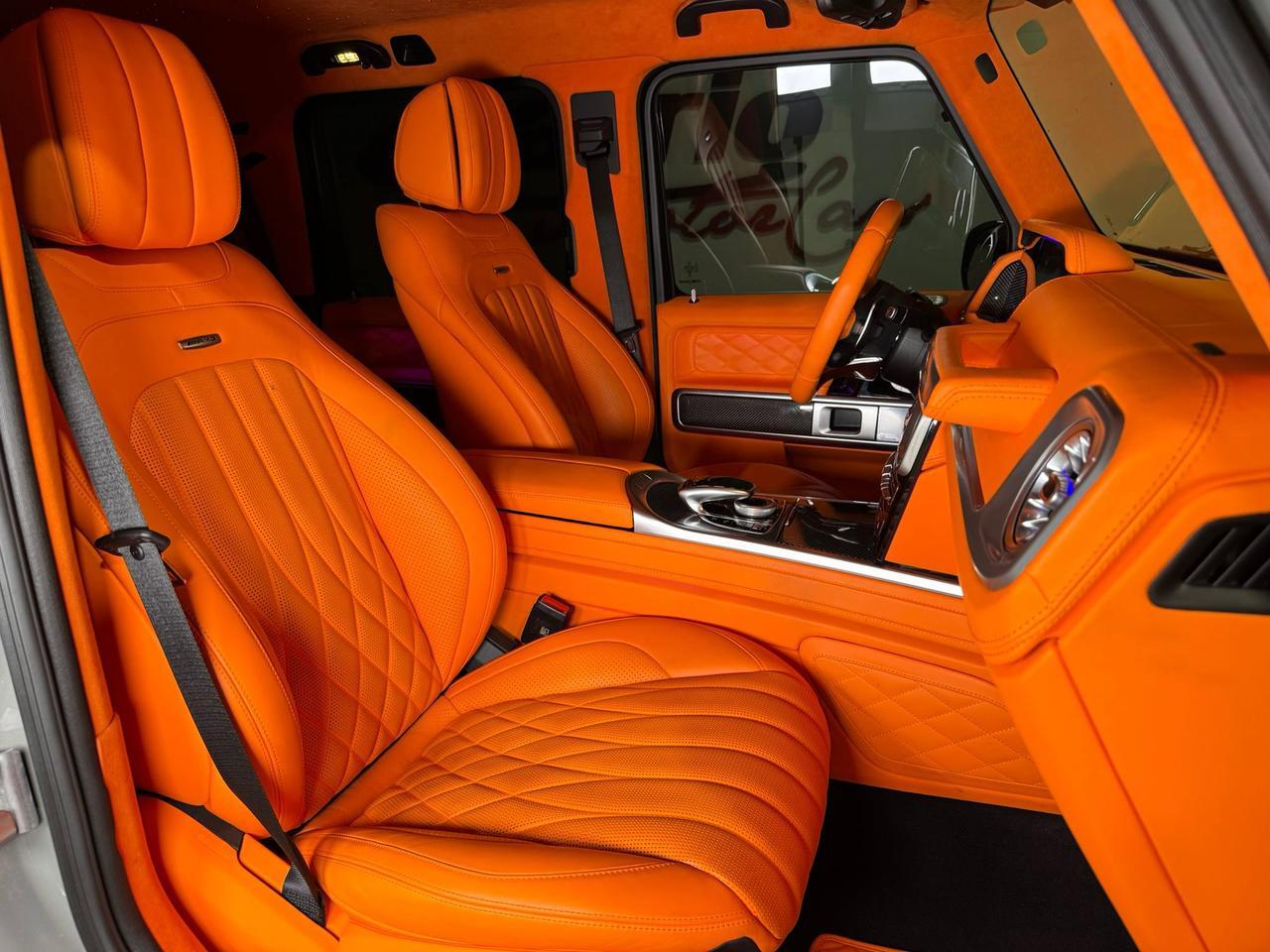 2023 Mercedes-Benz G-Class AMG G 63 4x4 Squared Arabian Grey paint, custom interior, body kit, Burmester High-End audio & MORE! Fort Lauderdale FL