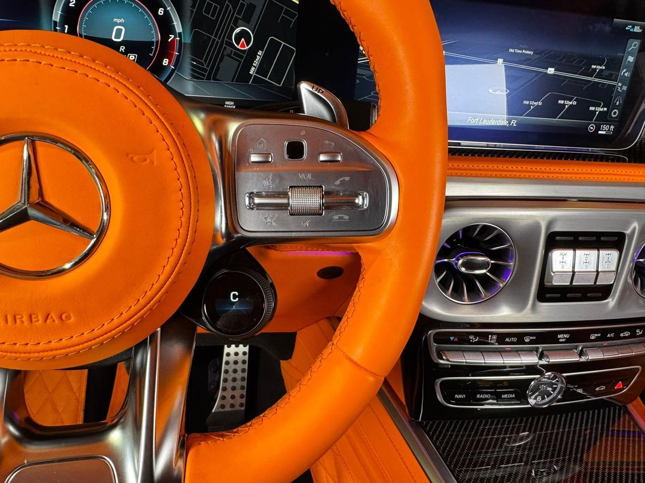 2023 Mercedes-Benz G-Class AMG G 63 4x4 Squared Arabian Grey paint, custom interior, body kit, Burmester High-End audio & MORE! Fort Lauderdale FL