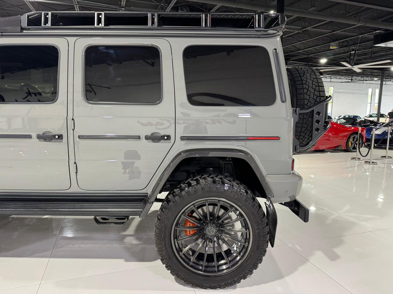 2023 Mercedes-Benz G-Class AMG G 63 4x4 Squared Arabian Grey paint, custom interior, body kit, Burmester High-End audio & MORE! Fort Lauderdale FL