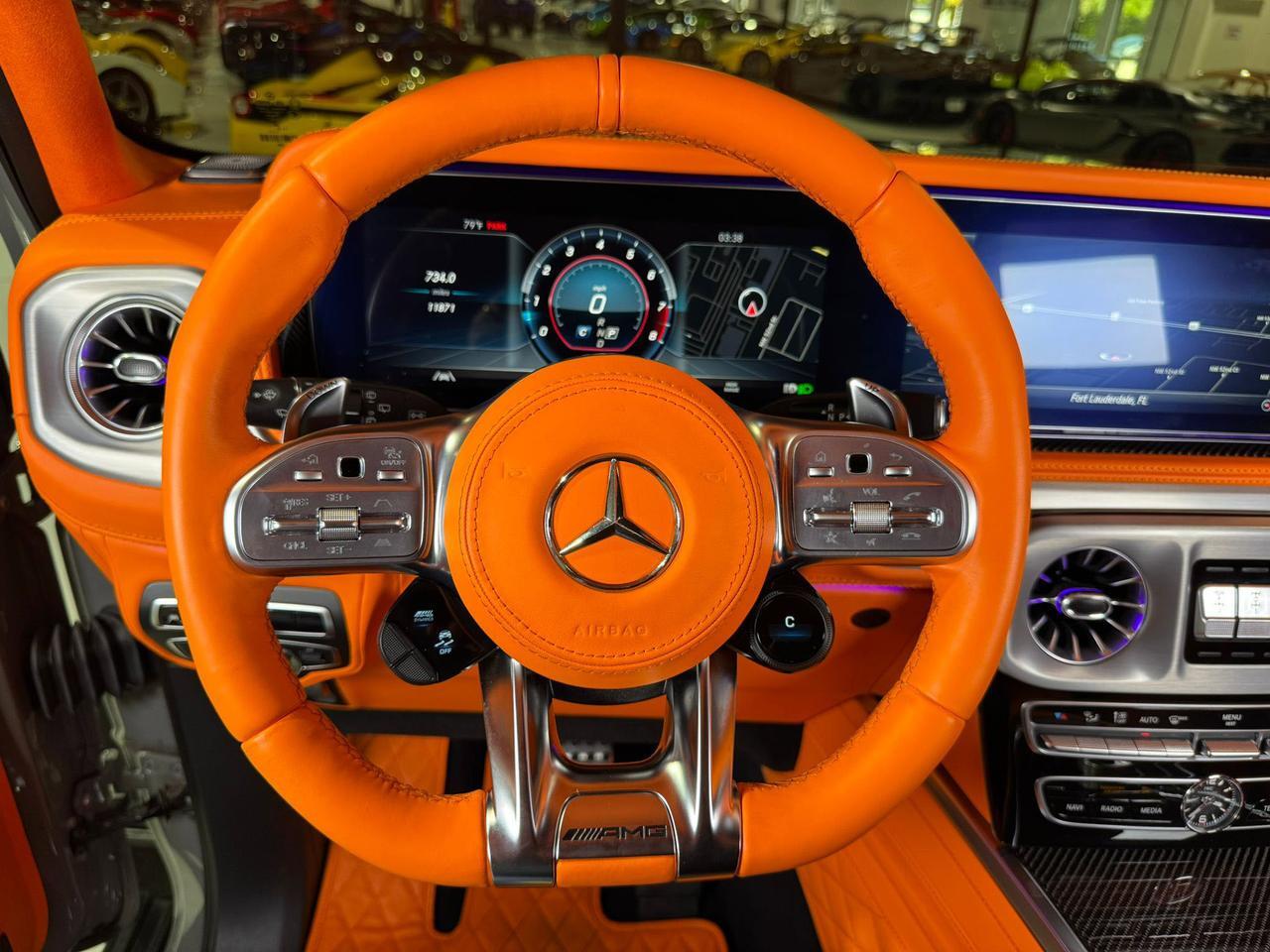 2023 Mercedes-Benz G-Class AMG G 63 4x4 Squared Arabian Grey paint, custom interior, body kit, Burmester High-End audio & MORE! Fort Lauderdale FL