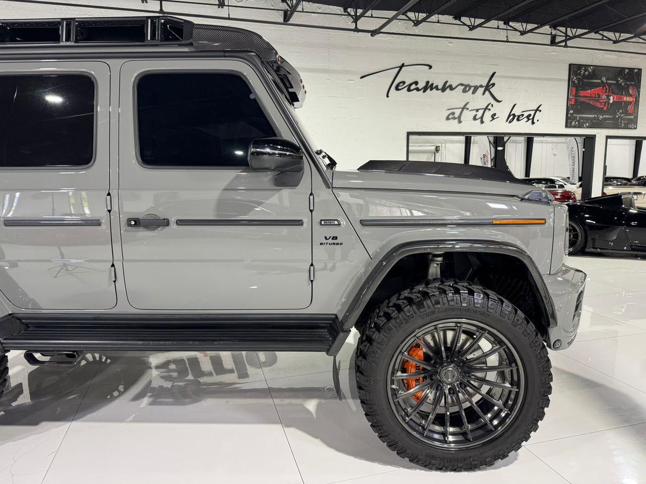 2023 Mercedes-Benz G-Class AMG G 63 4x4 Squared Arabian Grey paint, custom interior, body kit, Burmester High-End audio & MORE! Fort Lauderdale FL