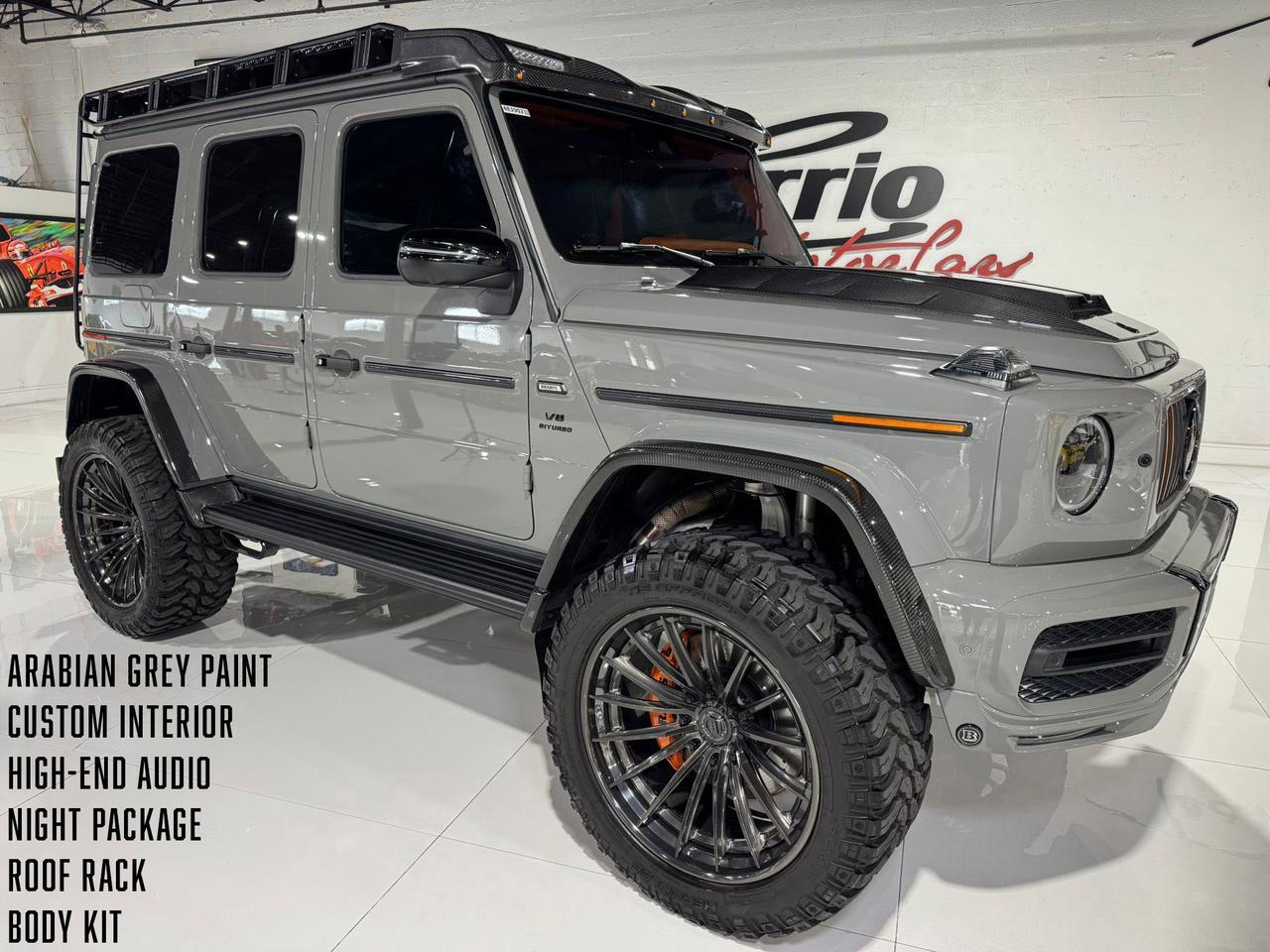 2023 Mercedes-Benz G-Class AMG G 63 4x4 Squared Arabian Grey paint, custom interior, body kit, Burmester High-End audio & MORE!
