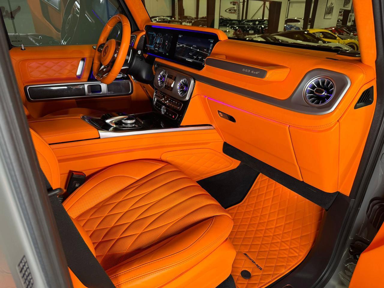 2023 Mercedes-Benz G-Class AMG G 63 4x4 Squared Arabian Grey paint, custom interior, body kit, Burmester High-End audio & MORE! Fort Lauderdale FL