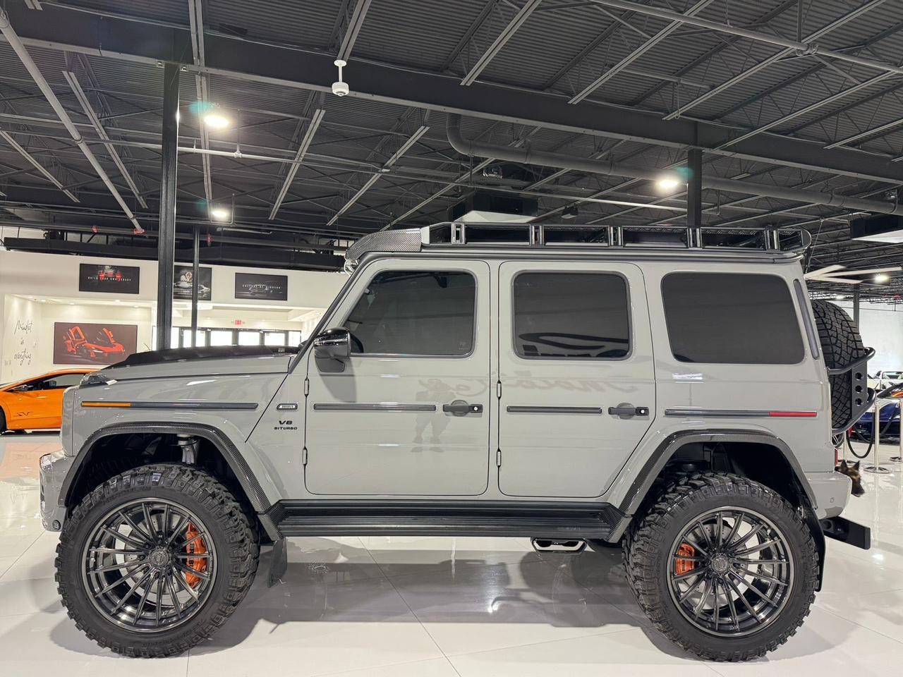 2023 Mercedes-Benz G-Class AMG G 63 4x4 Squared Arabian Grey paint, custom interior, body kit, Burmester High-End audio & MORE! Fort Lauderdale FL