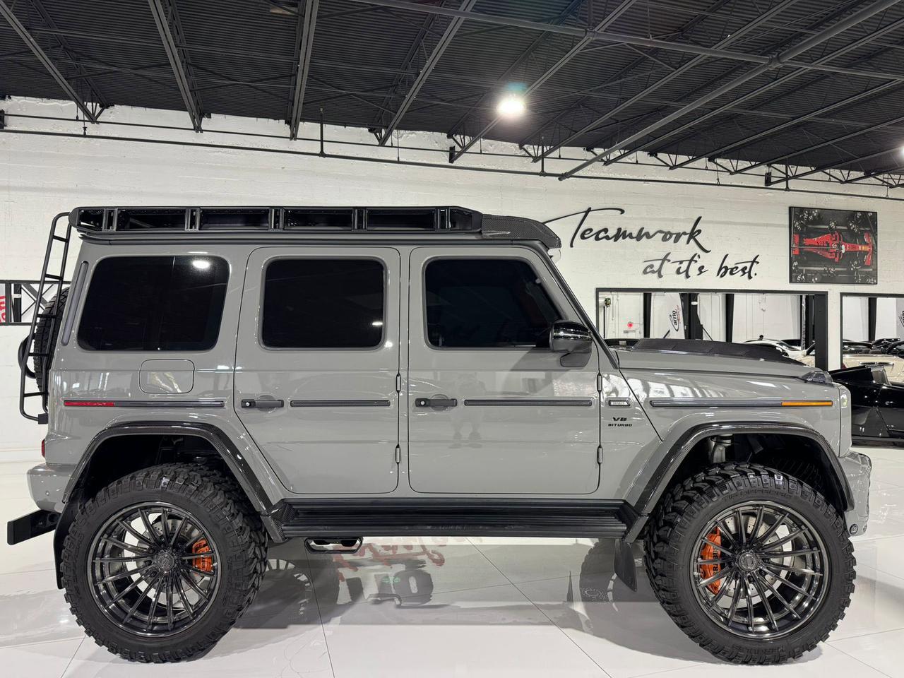 2023 Mercedes-Benz G-Class AMG G 63 4x4 Squared Arabian Grey paint, custom interior, body kit, Burmester High-End audio & MORE! Fort Lauderdale FL