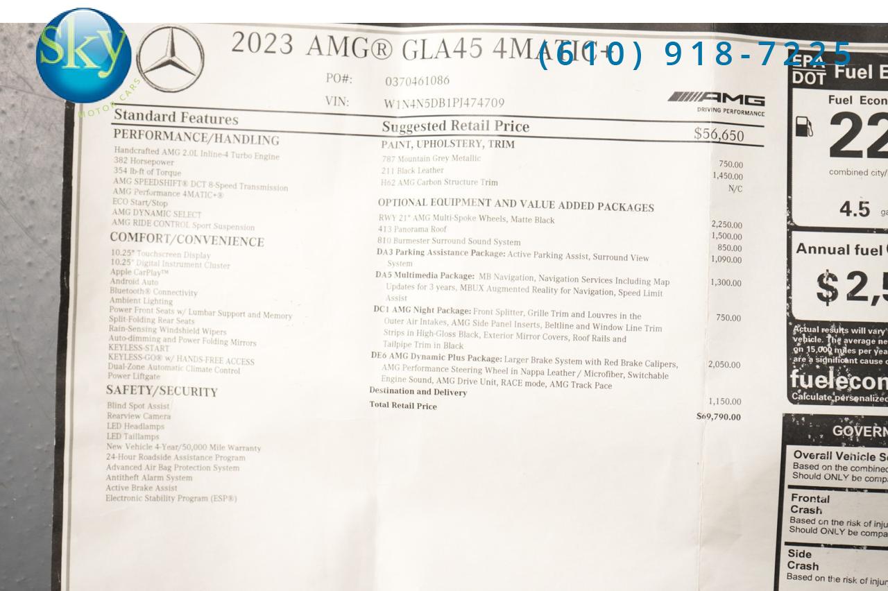2023 Mercedes-Benz GLA 4MATIC AWD AMG GLA 45 West Chester PA