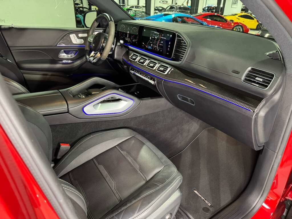 2023 Mercedes-Benz GLE AMG GLE 53 Cardinal Red paint, Night Package, carbon interior trim, Burmester audio AND MUCH MORE!!! Fort Lauderdale FL