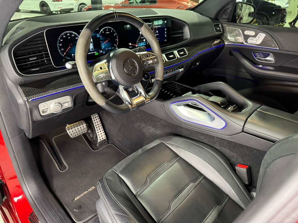 2023 Mercedes-Benz GLE AMG GLE 53 Cardinal Red paint, Night Package, carbon interior trim, Burmester audio AND MUCH MORE!!! Fort Lauderdale FL