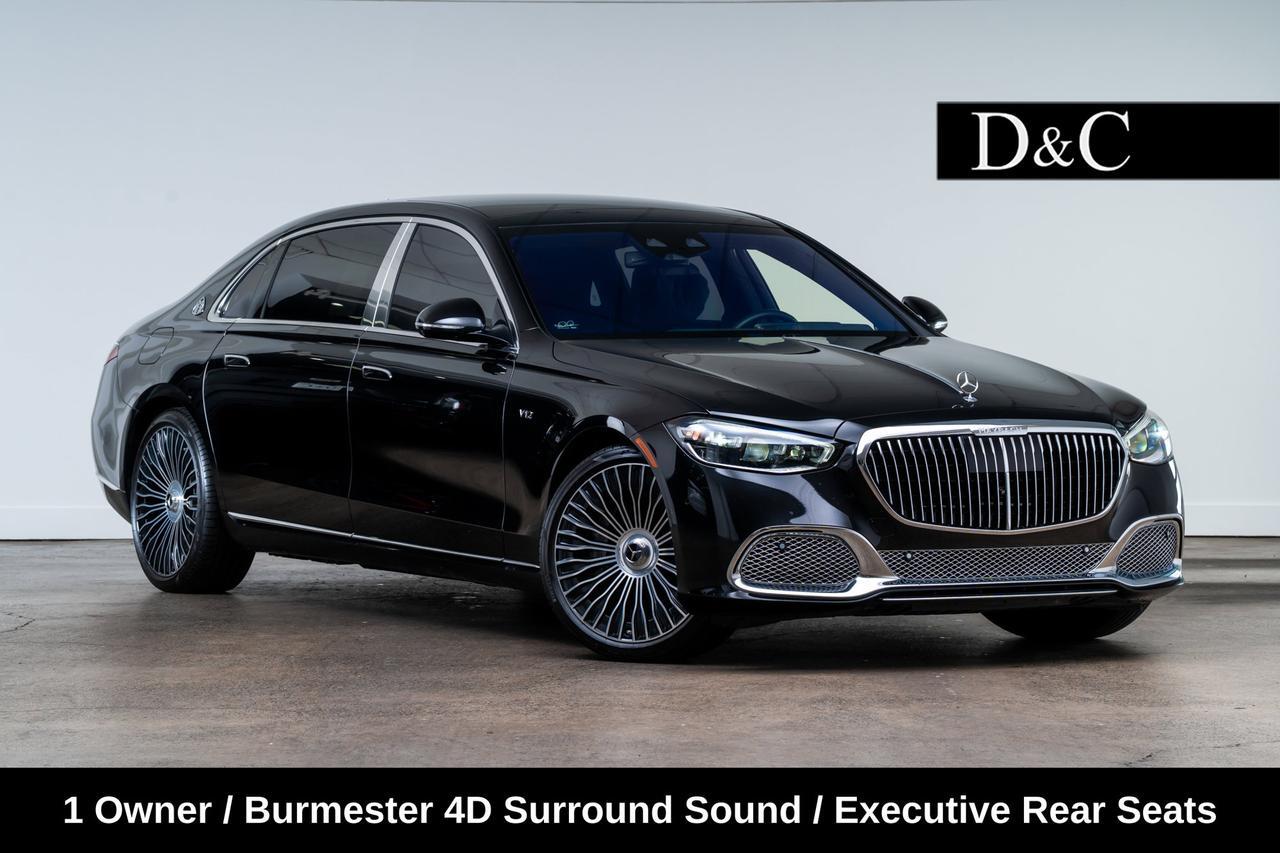 2023 Mercedes-Benz S-Class Maybach S 680 1 Owner Burmester 4D Sound Executive Rear Seats