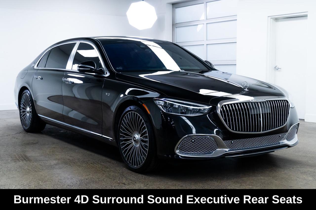 2023 Mercedes-Benz S-Class Maybach S 680 1 Owner Burmester 4D Sound Executive Rear Seats