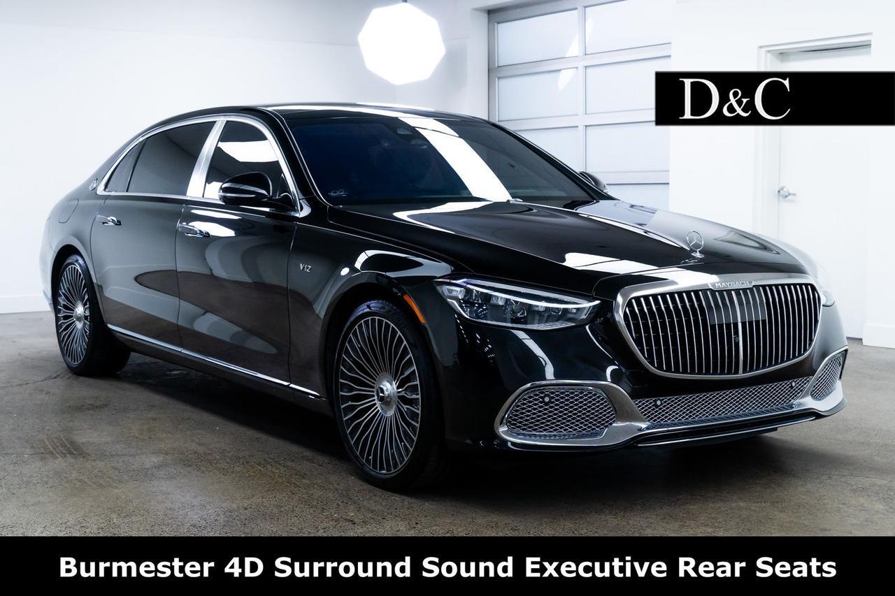 2023 Mercedes-Benz S-Class Maybach S 680 1 Owner Burmester 4D Sound Executive Rear Seats