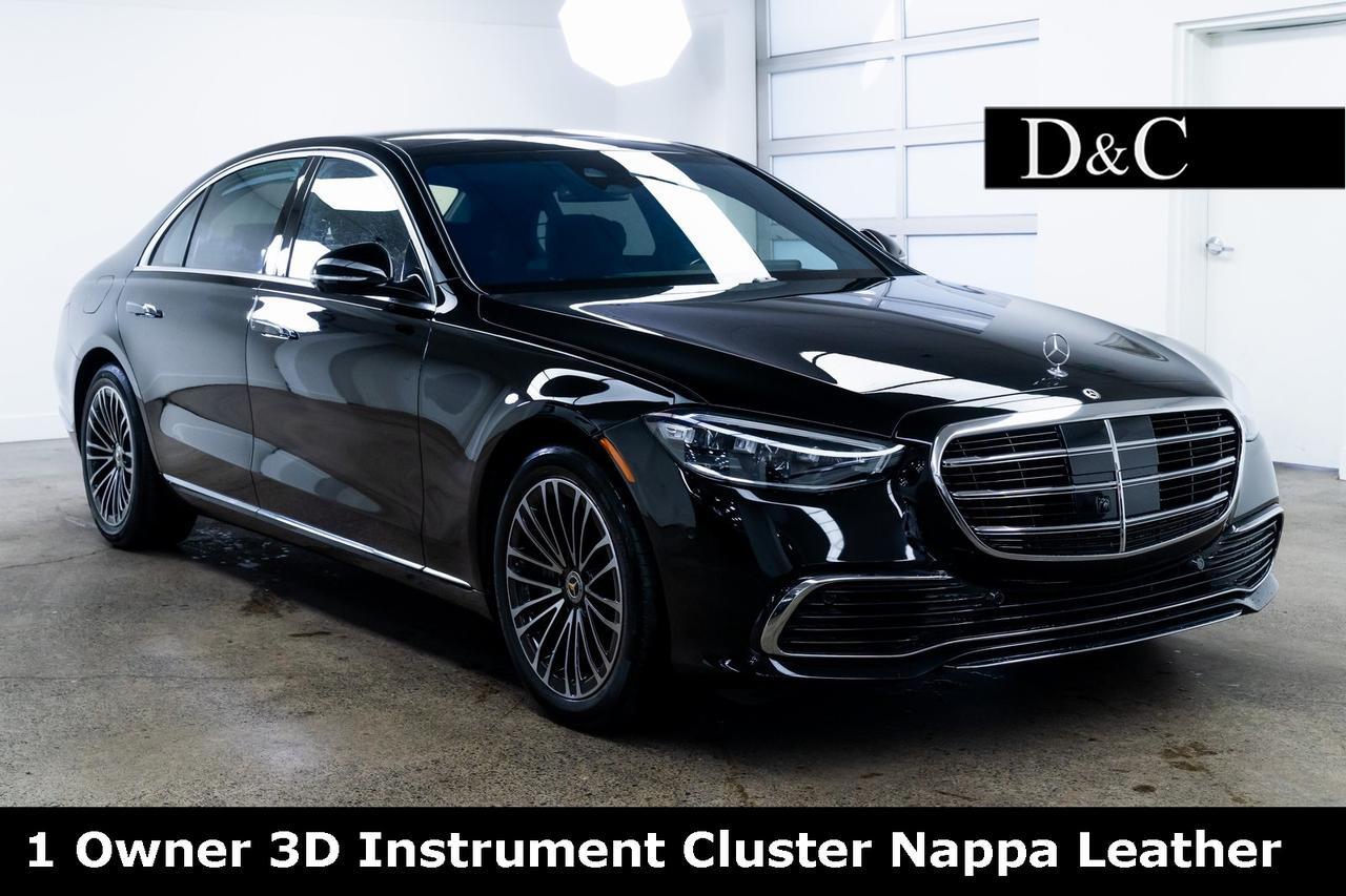 2023 Mercedes-Benz S-Class S 580 1 Owner 3D Instrument Cluster Nappa Leather