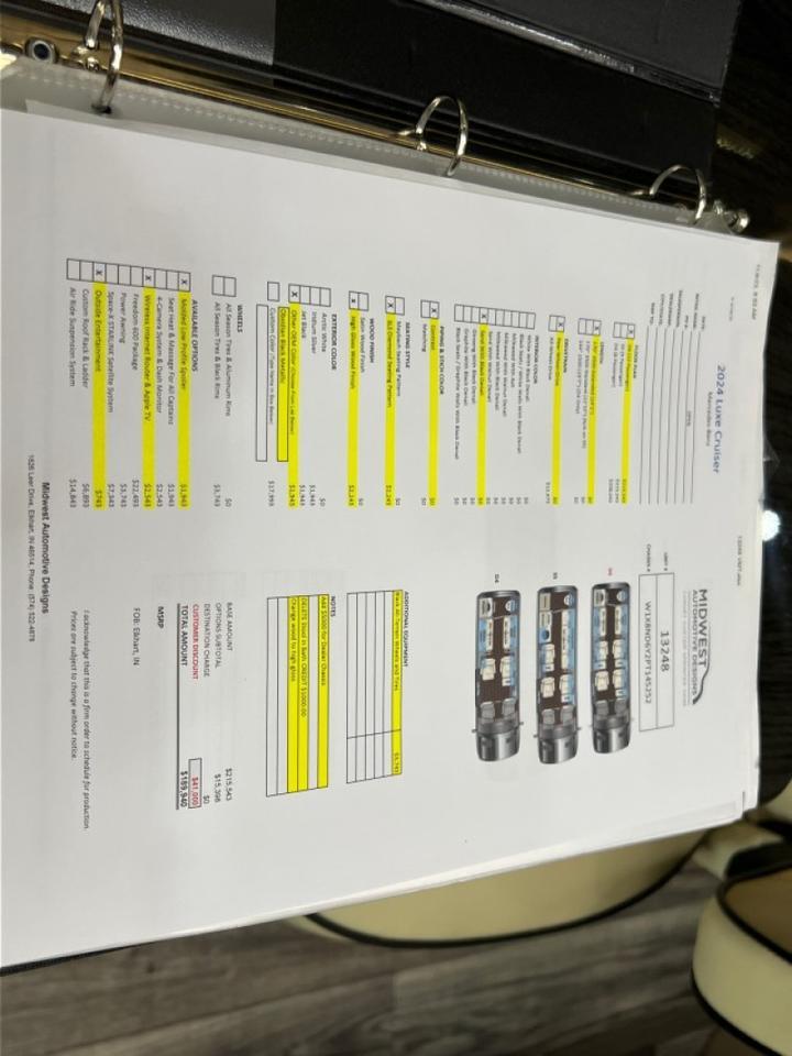 2023 Mercedes-Benz Sprinter 3500XD, 2024 Midwestern Design Luxe Cruiser Houston TX