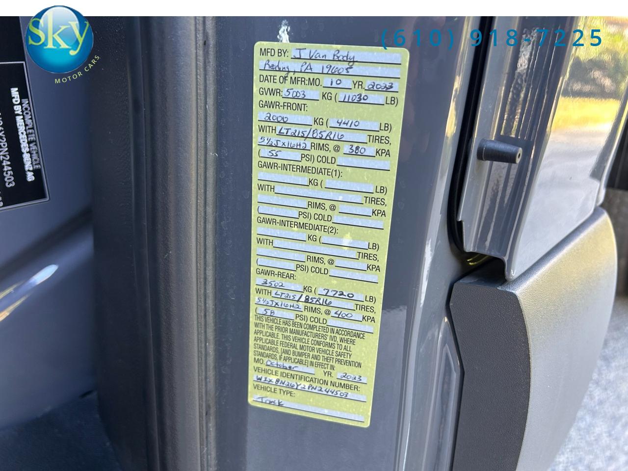 2023 Mercedes-Benz Sprinter Cab Chassis AWD Custom Box Truck / Overland West Chester PA