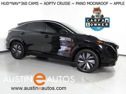 2023_Nissan_ARIYA EVOLVE+_*HEADS-UP DISPLAY, NAVIGATION, SAFETY ALERTS, ADAPTIVE CRUISE, 360 VIEW CAMERAS, PANORAMA MOONROOF, HEATED SEATS/STEERING, WIRELESS CHARGING, APPLE CARPLAY_ Round Rock TX