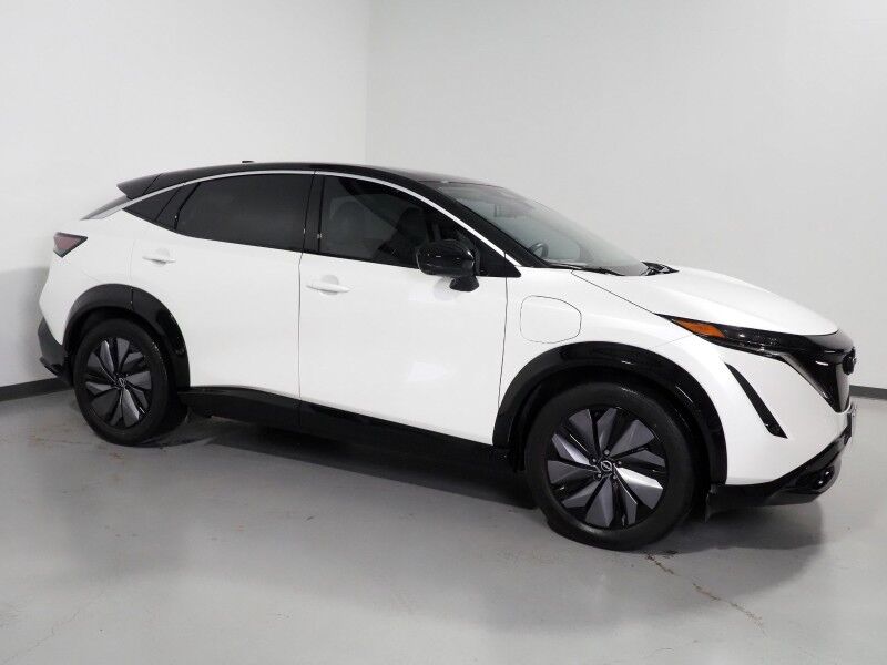 2023 Nissan ARIYA EVOLVE+ *HEADS-UP DISPLAY, NAVIGATION, SAFETY ALERTS, ADAPTIVE CRUISE, 360 VIEW CAMERAS, PANORAMA MOONROOF, HEATED SEATS/STEERING, WIRELESS CHARGING, APPLE CARPLAY