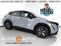 2023_Nissan_ARIYA PLATINUM+ e-4ORCE AWD_*HEADS-UP DISPLAY, NAVIGATION, SAFETY ALERTS, ADAPTIVE CRUISE, 360 VIEW CAMERA, PANORAMA MOONROOF, NAPPA LEATHER, CLIMATE SEATS, WIRELESS CHARGING, BOSE AUDIO, APPLE CARPLAY_ Round Rock TX
