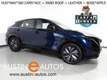 2023 Nissan ARIYA PLATINUM+ e-4ORCE AWD *HEADS-UP DISPLAY, NAVIGATION, SAFETY ALERTS, ADAPTIVE CRUISE, 360 VIEW CAMERA, PANORAMA MOONROOF, NAPPA LEATHER, CLIMATE SEATS, WIRELESS CHARGING, BOSE AUDIO, APPLE CARPLAY