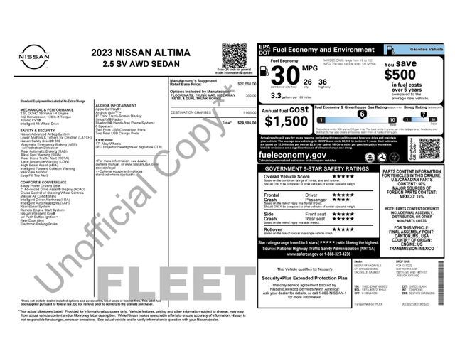 2023 Nissan Altima 2.5 SV Raleigh NC
