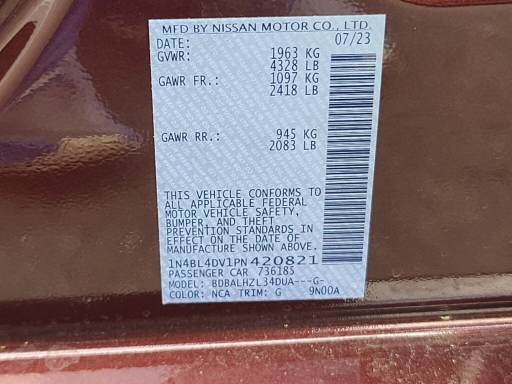 2023 Nissan Altima 2.5 SV Springfield VA