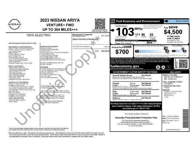 2023 Nissan Ariya VENTURE+ Raleigh NC