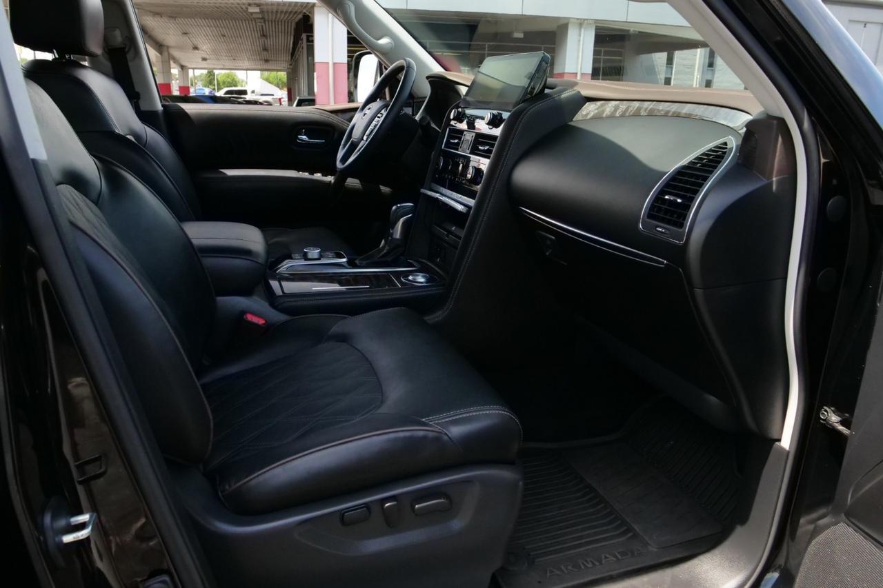 2023 Nissan Armada Platinum / Captain's Chairs / Rear Entertainment! Lincolnton NC