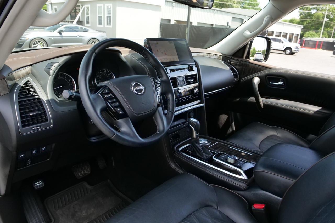 2023 Nissan Armada Platinum / Captain's Chairs / Rear Entertainment! Lincolnton NC
