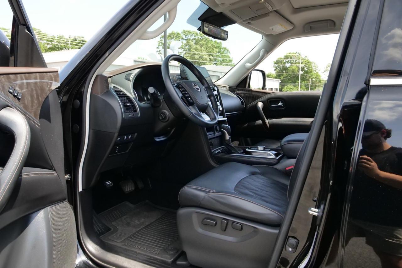 2023 Nissan Armada Platinum / Captain's Chairs / Rear Entertainment! Lincolnton NC