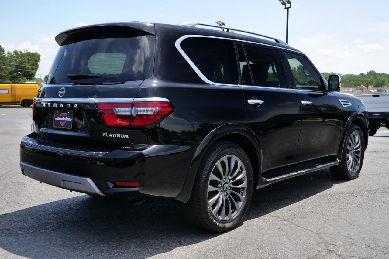 2023 Nissan Armada Platinum / Captain's Chairs / Rear Entertainment! Lincolnton NC