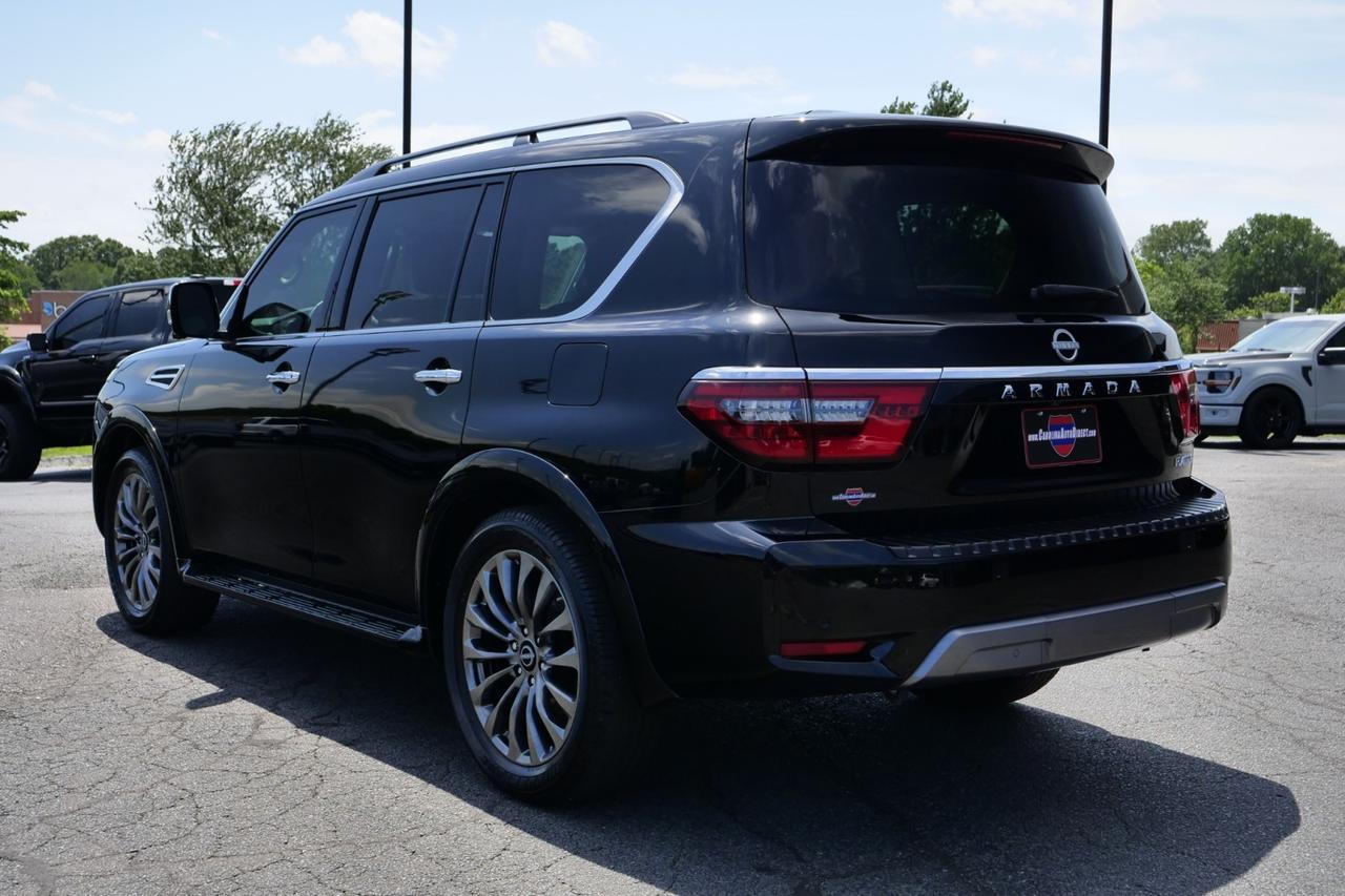 2023 Nissan Armada Platinum / Captain's Chairs / Rear Entertainment! Lincolnton NC