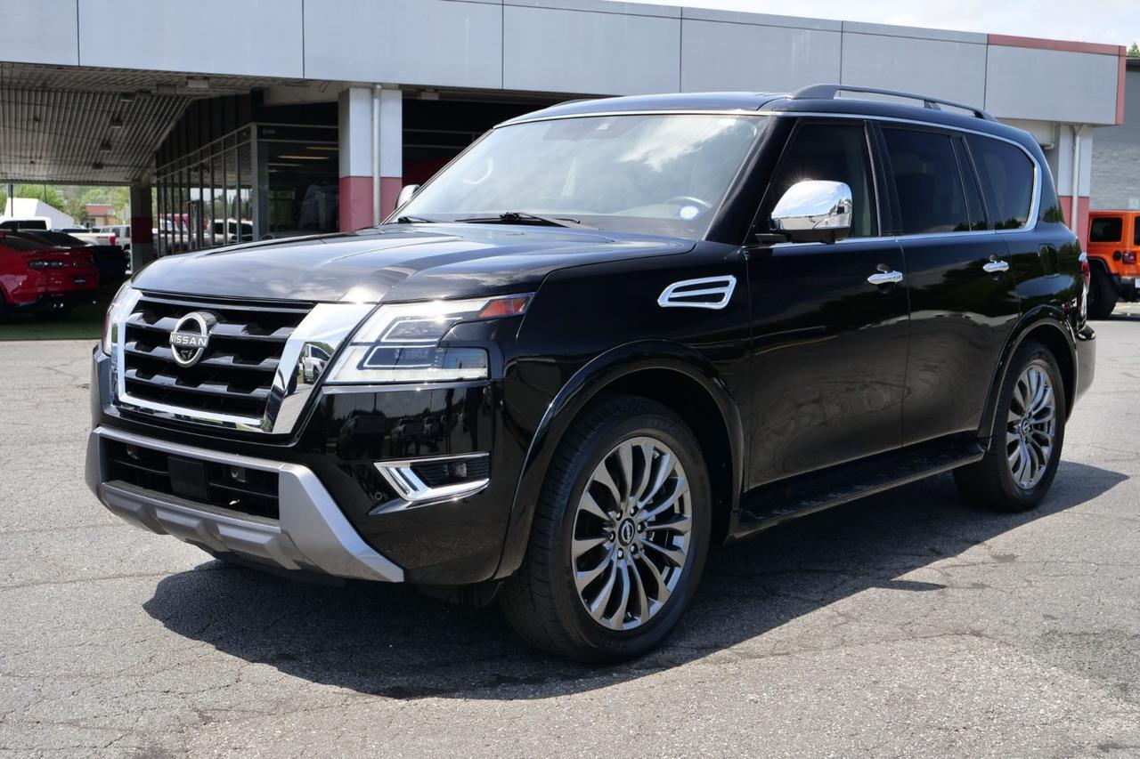 2023 Nissan Armada Platinum / Captain's Chairs / Rear Entertainment! Lincolnton NC