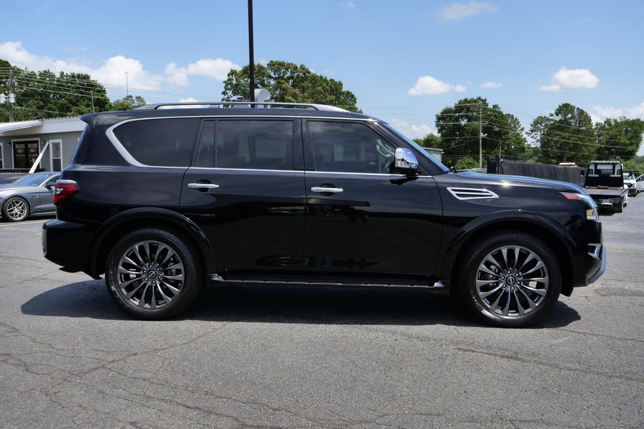 2023 Nissan Armada Platinum / Captain's Chairs / Rear Entertainment! Lincolnton NC