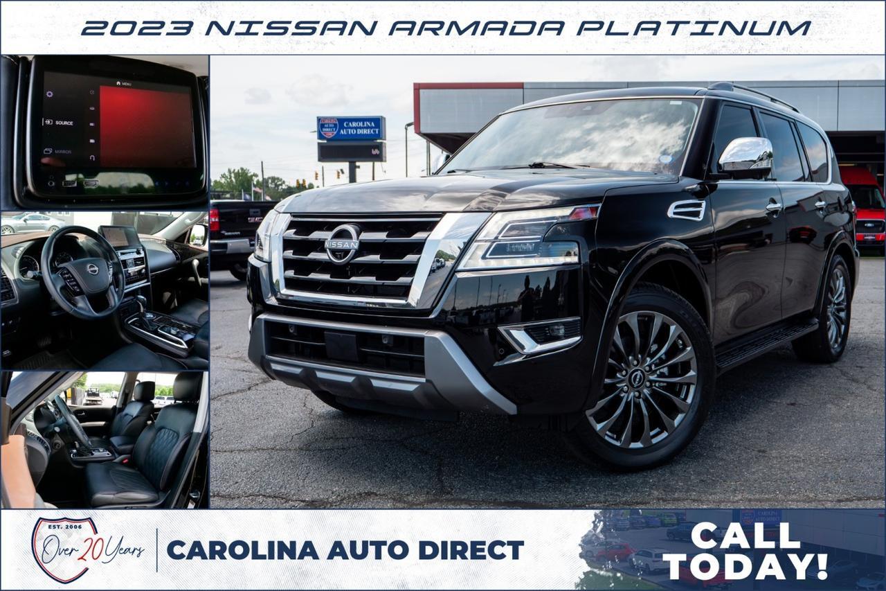 2023 Nissan Armada Platinum / Captain's Chairs / Rear Entertainment!